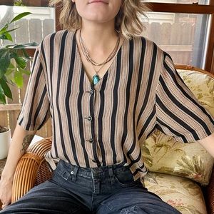 Late 1970s Striped Top